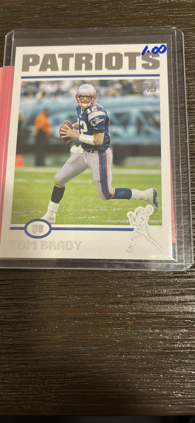 Topps Tom Brady New England Patriots Trading Card