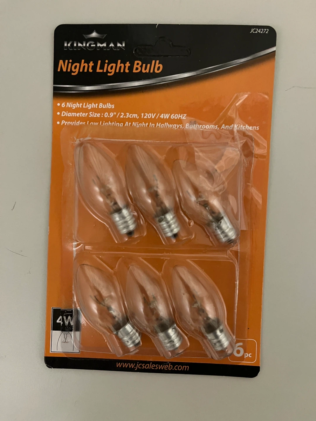 Kingman Night Light Bulbs - 6 Pack