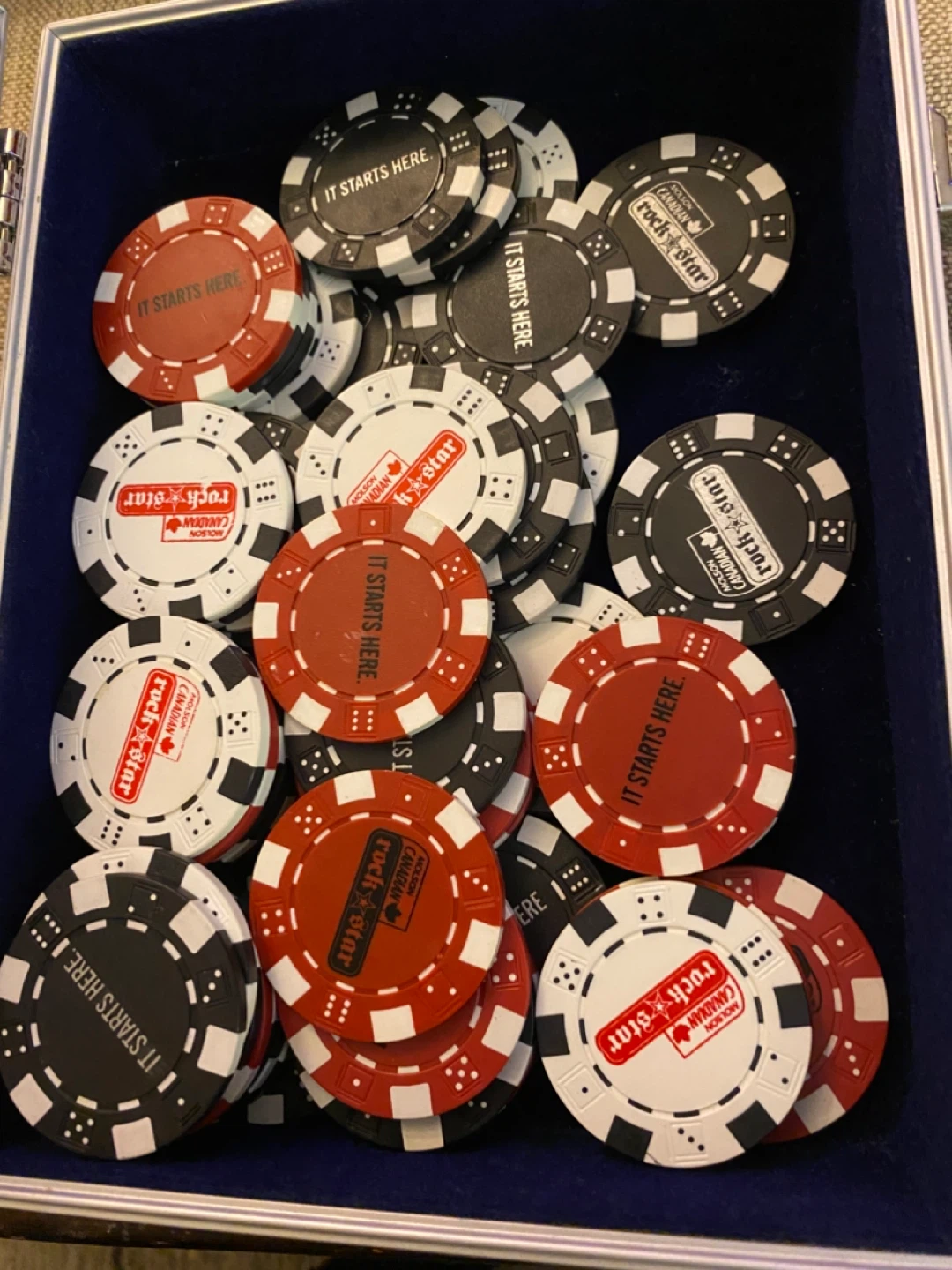 Molson Canadian Rock Star Poker Chips