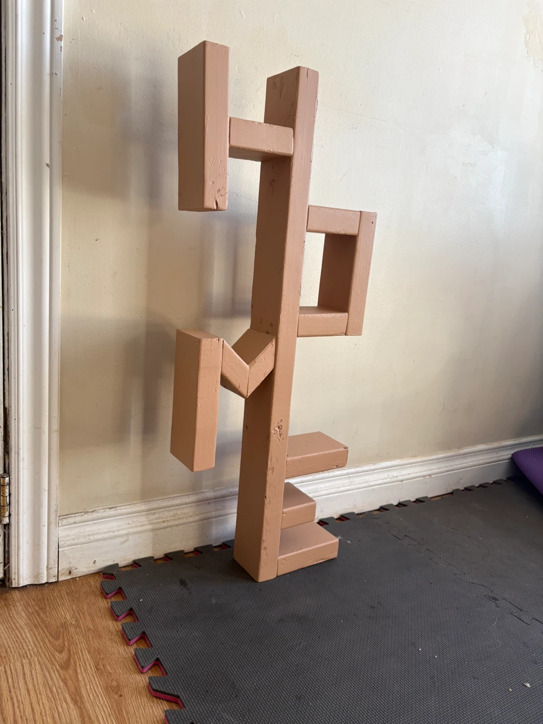 Wooden "HOME" Shelf Unit - photo 3