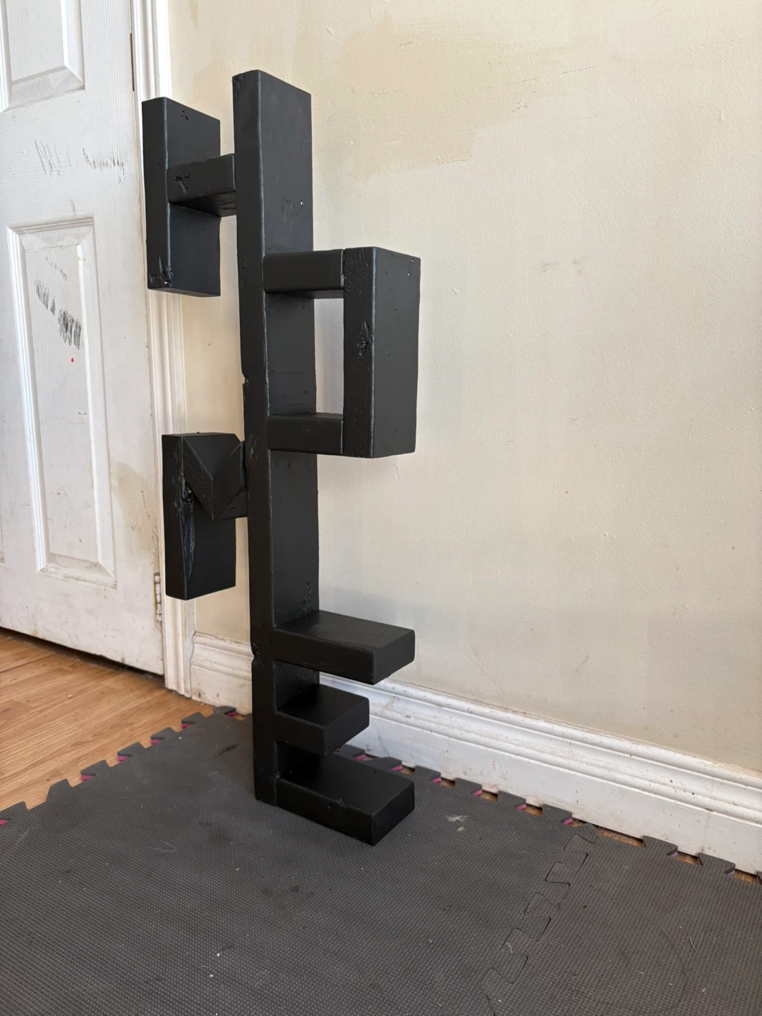 Black Wooden "HOME" Shelf/Display Unit - photo 3