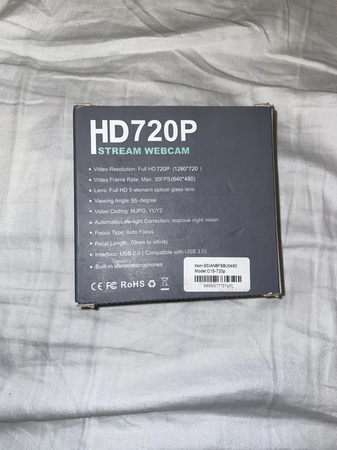 HD720P Stream Webcam with Auto Focus - photo 2