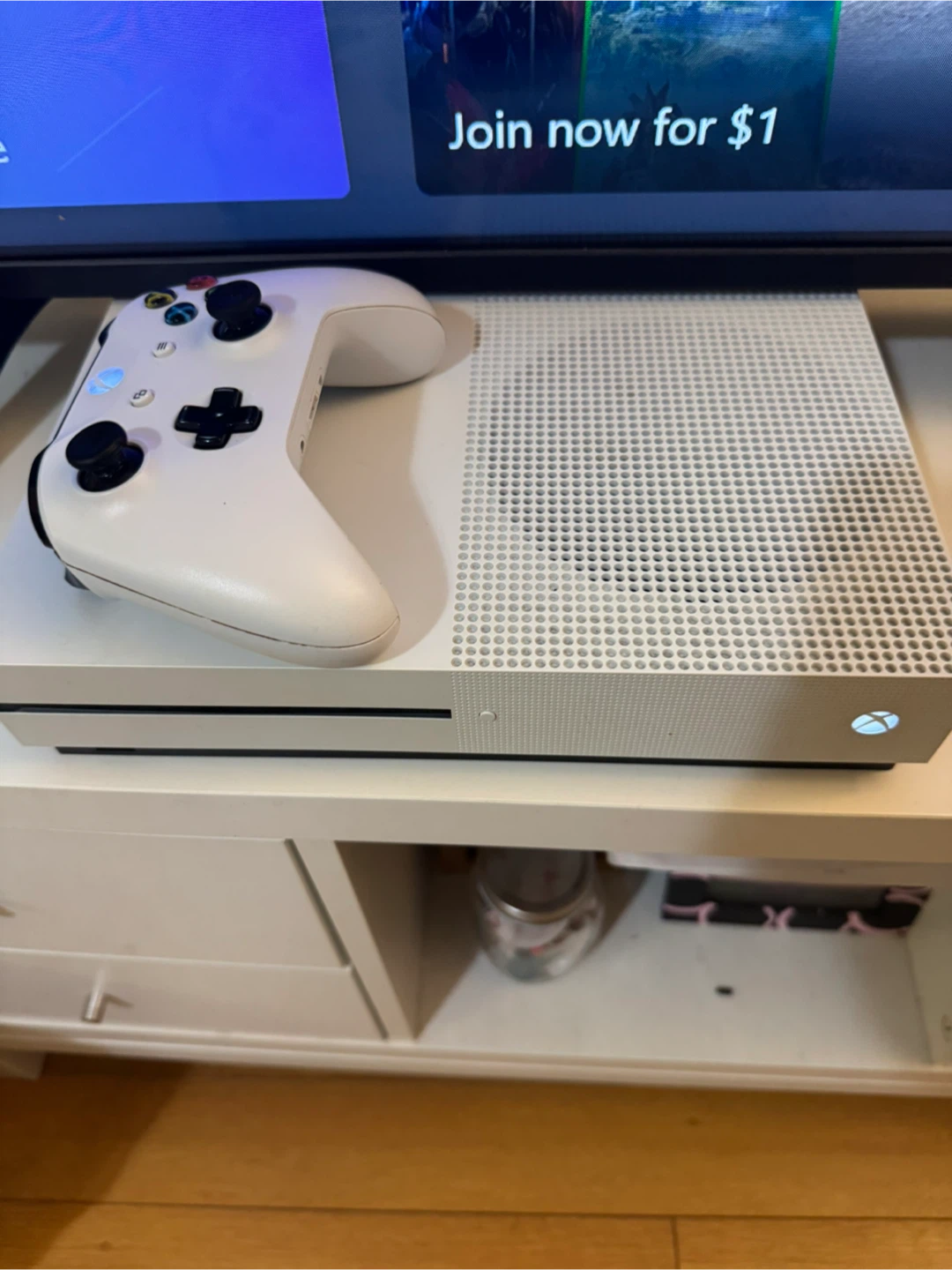 Xbox One S Console with Controller and Games