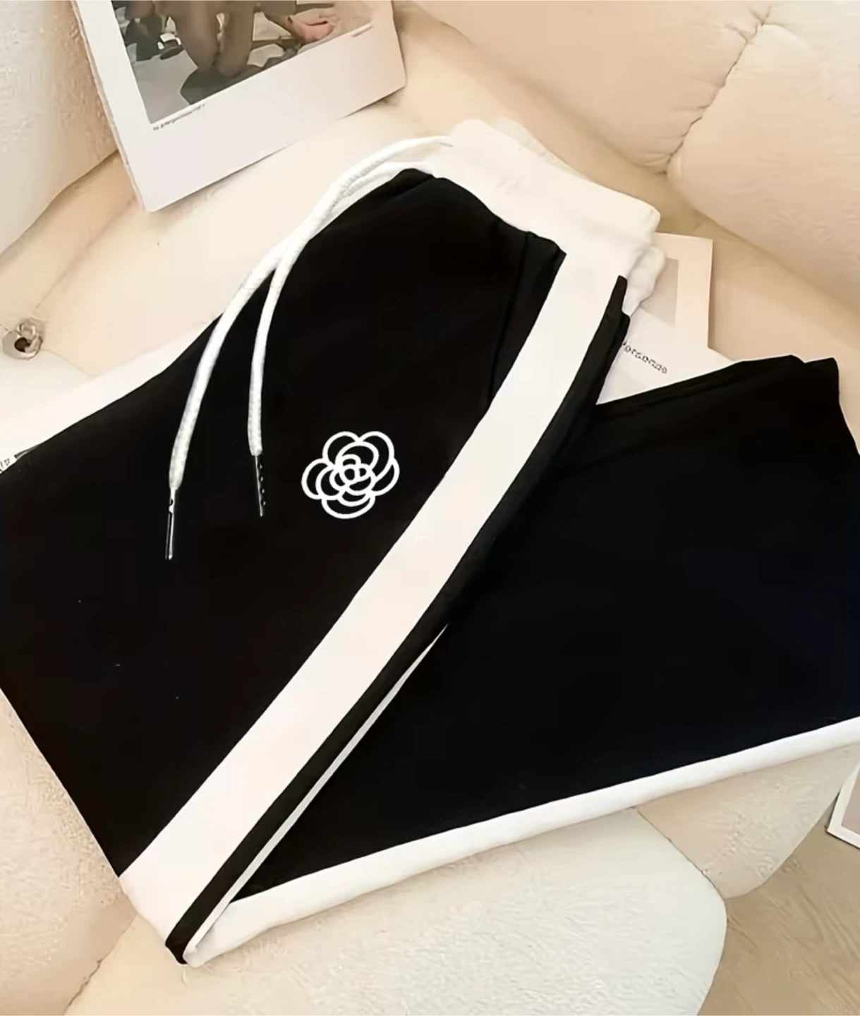 Black and White Tracksuit Set - photo 5
