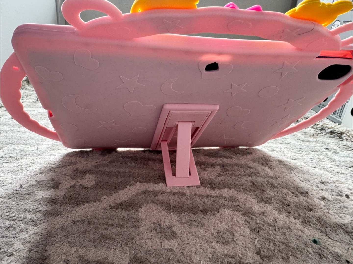 Pink Cartoon Tablet Case with Stand and Handle - photo 2