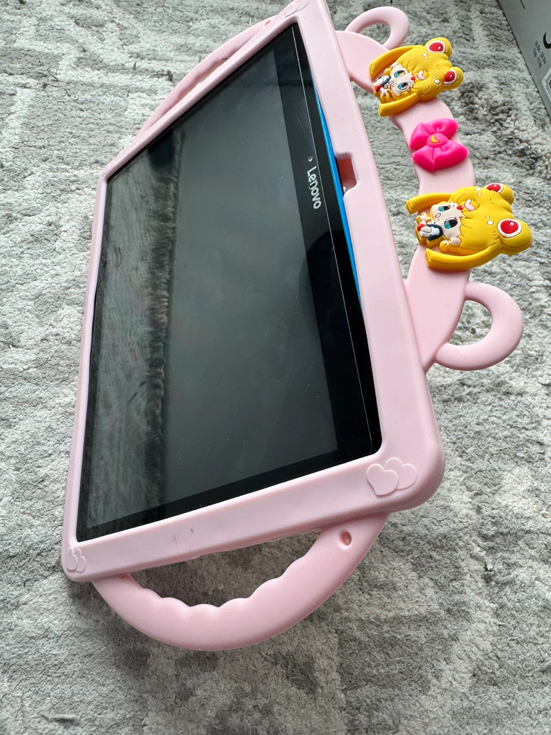 Pink Cartoon Tablet Case with Stand and Handle - photo 3