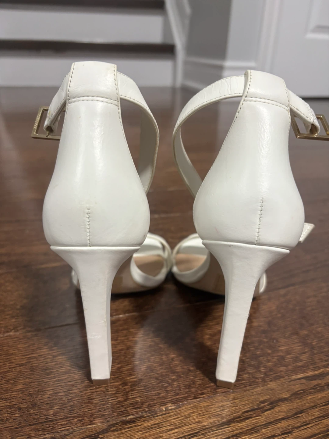 ALDO White Strappy Block Heel Sandals - photo 3