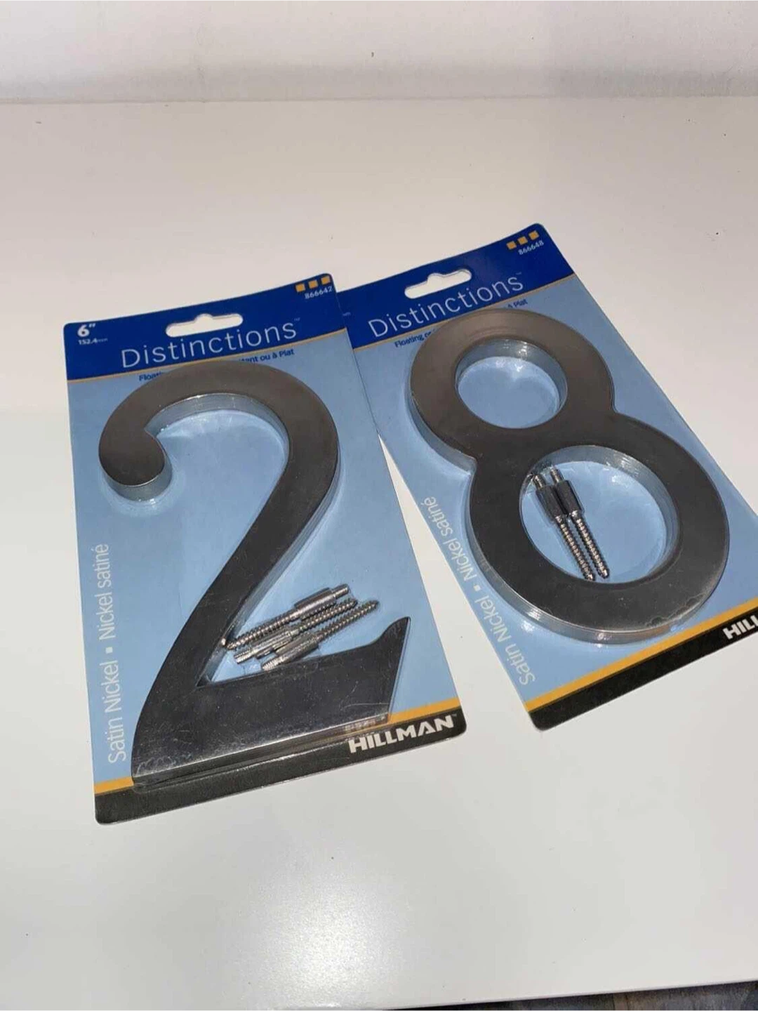 Silver House Numbers