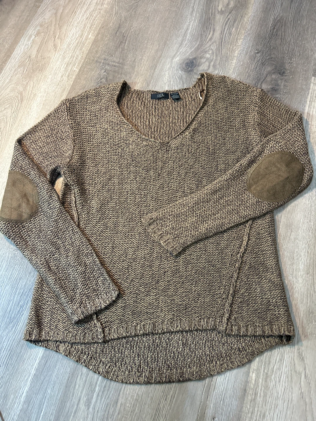 RDi knit sweater with elbow patches XS/TP/XP
