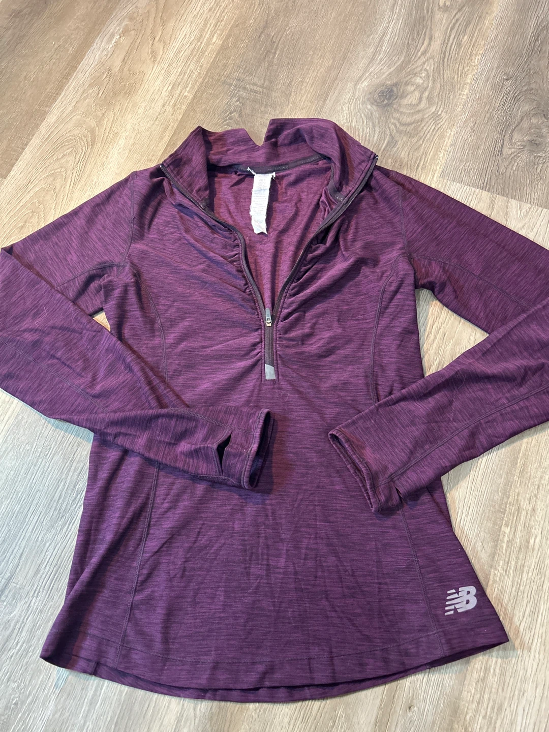 New Balance Women's Purple Athletic Quarter Zip Pullover