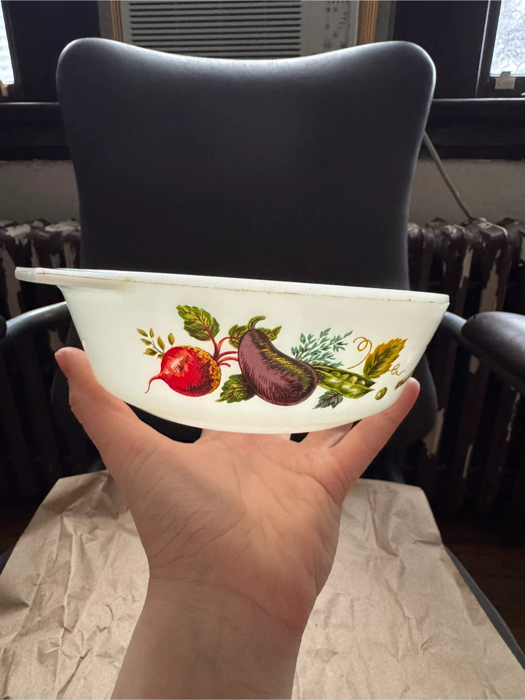 Vintage Fire-King Anchor Hocking Vegetable Bowl