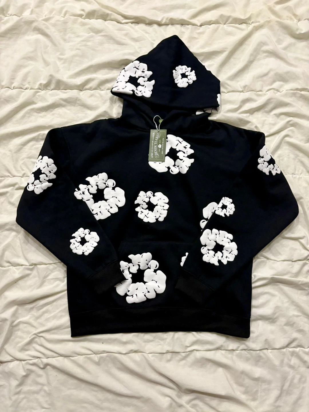 Denim Tears Black Cotton Hoodie 1:1