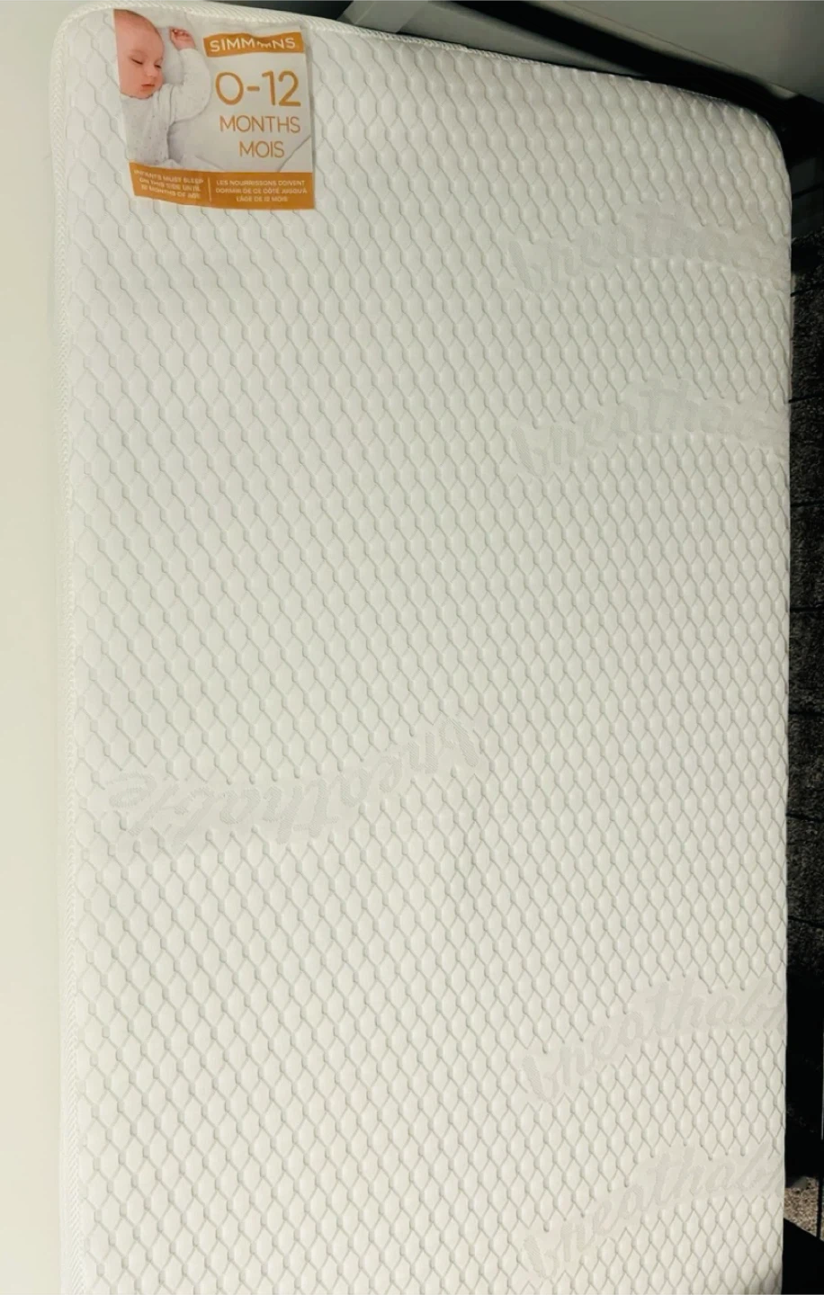 Simmons 100% Breathable 2-Stage Firm Crib Mattress