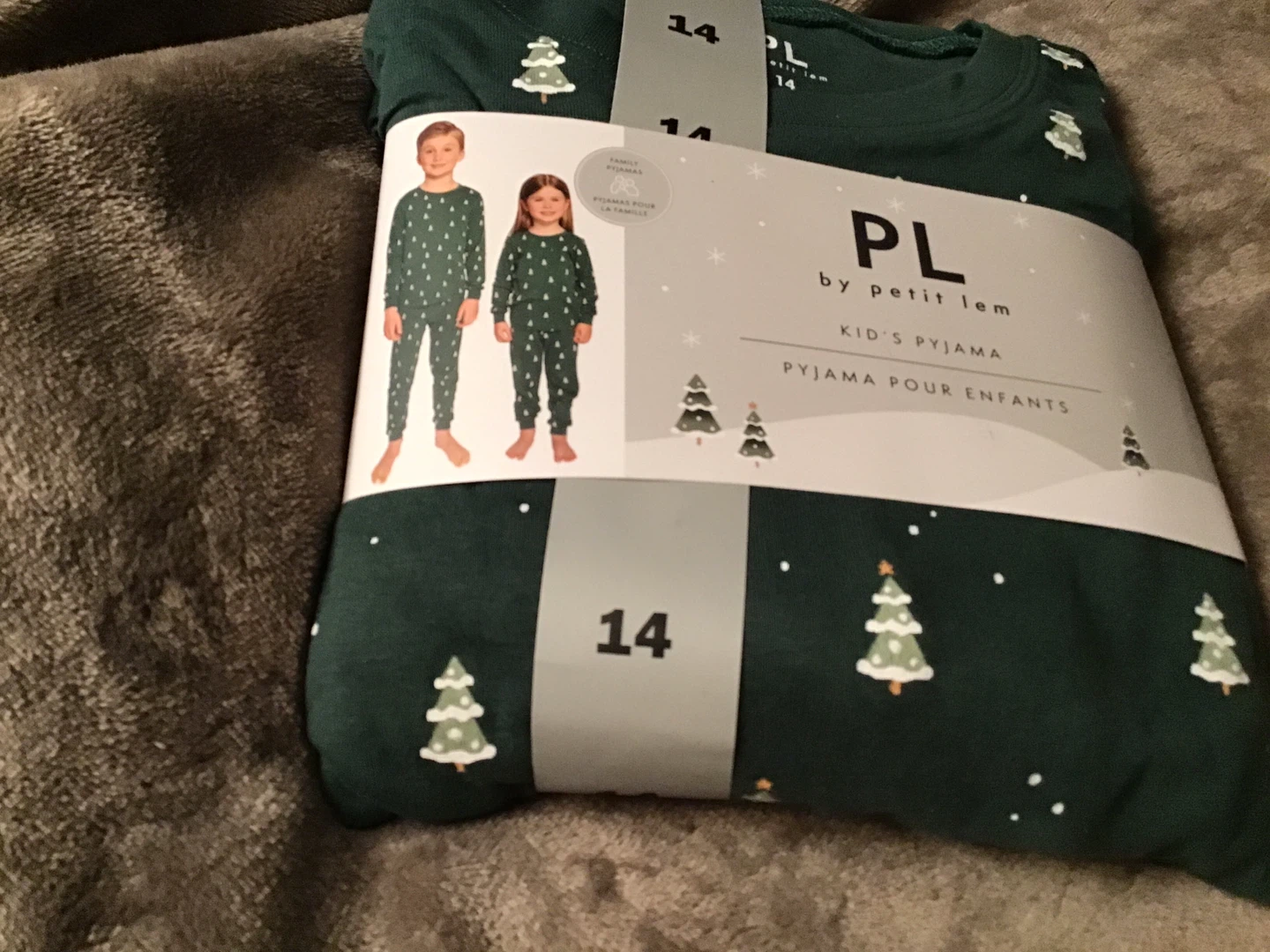 PL by Petit Lem Kids Pajama Set Size 14