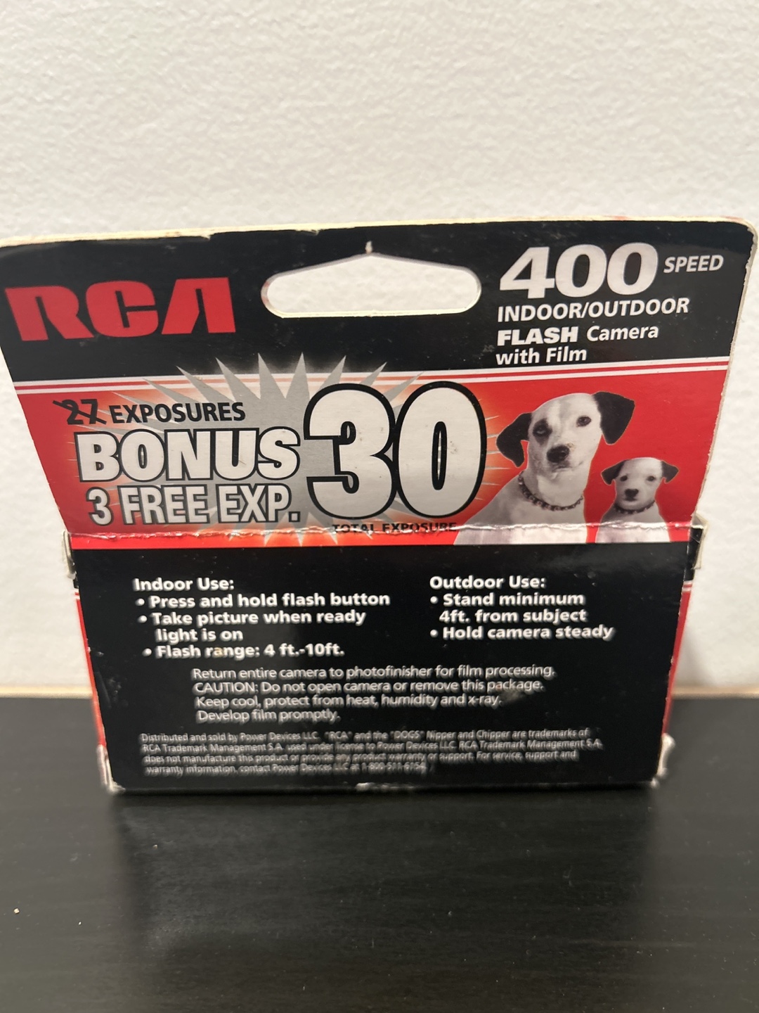 RCA 400 Speed Indoor/Outdoor Flash Camera with 30 Exposures - photo 2