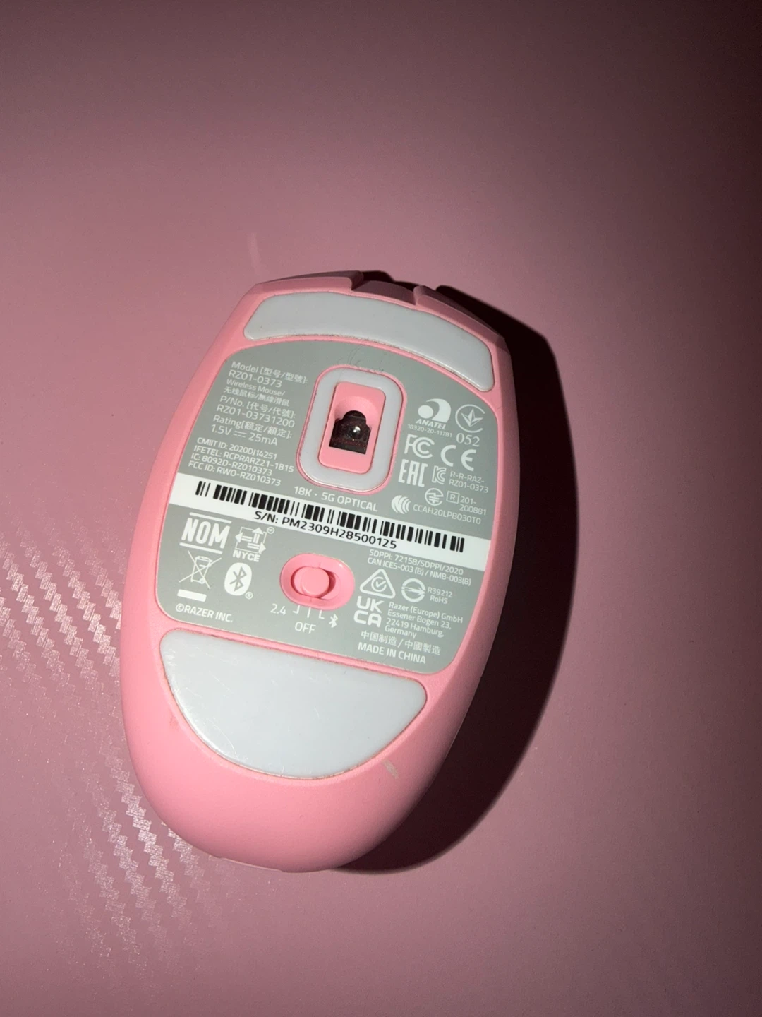 Razer Orochi V2 Pink Wireless Gaming Mouse - photo 2