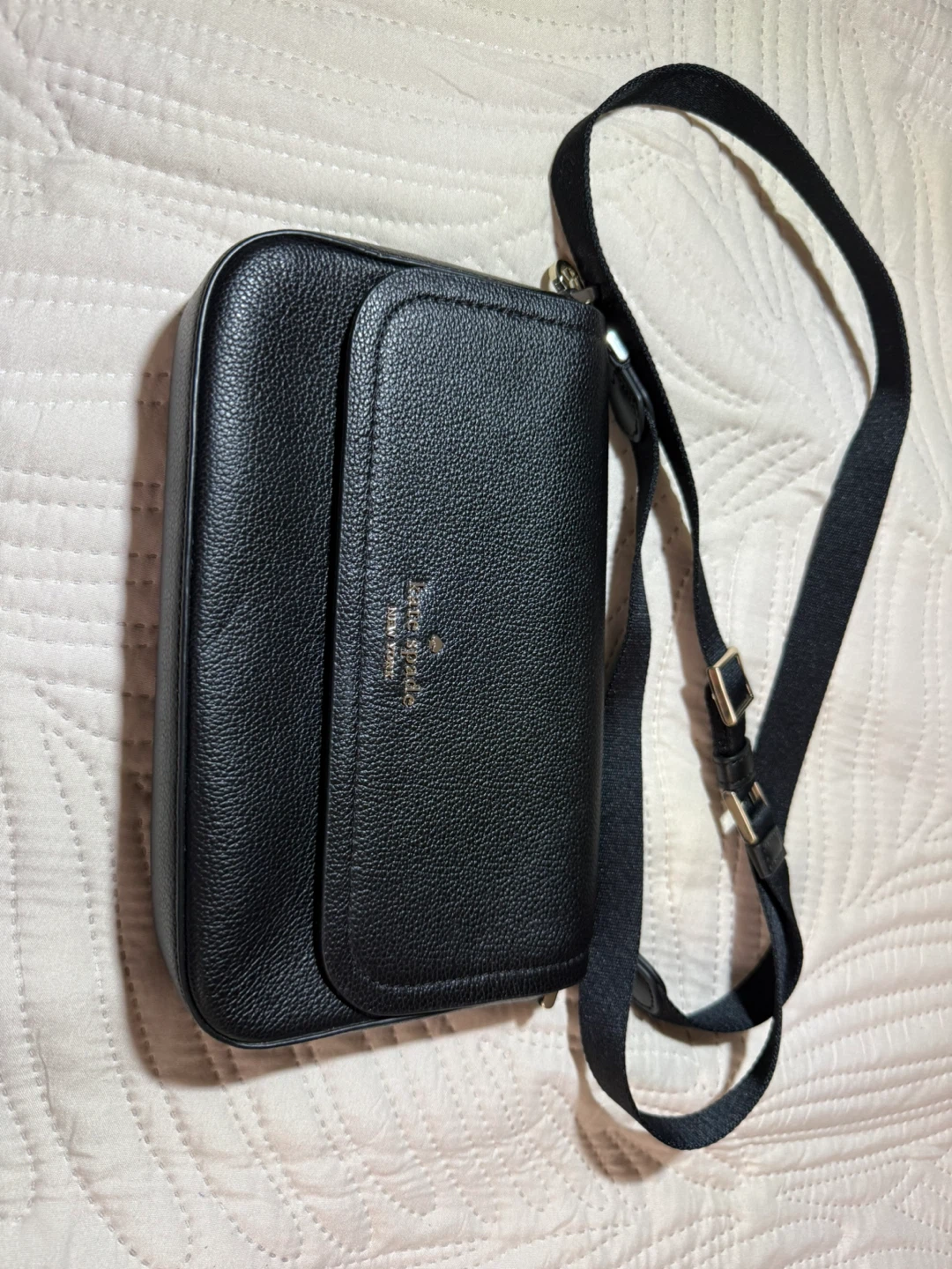 Kate Spade Black Leather Crossbody Bag