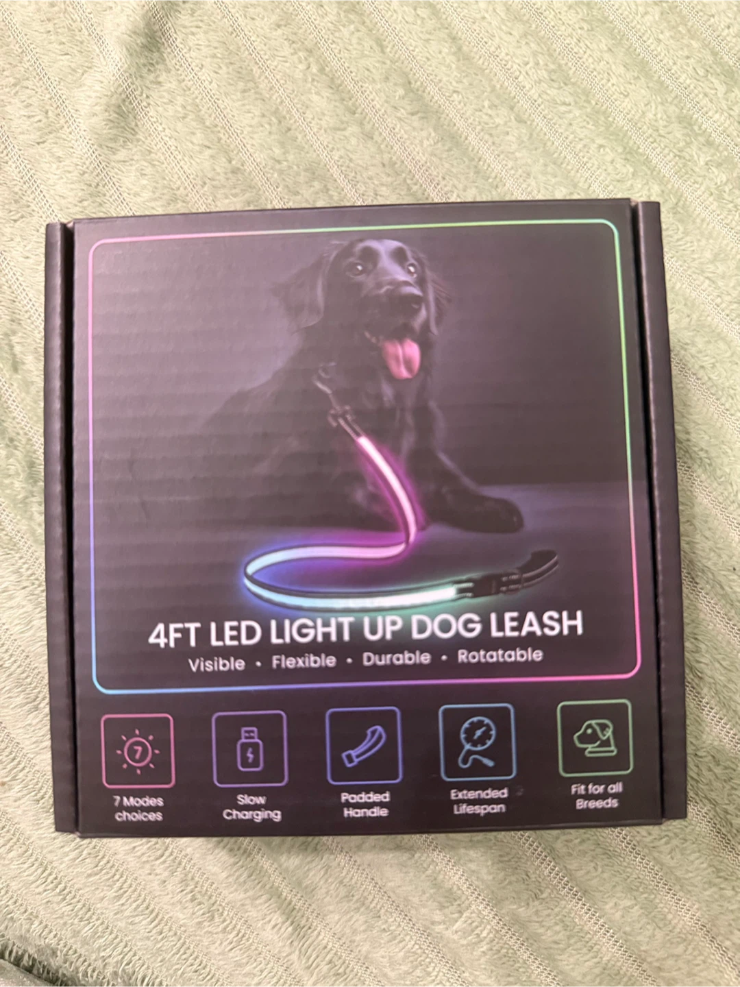BNIB 4ft LED Light Up Dog Leash🏆 - photo 3