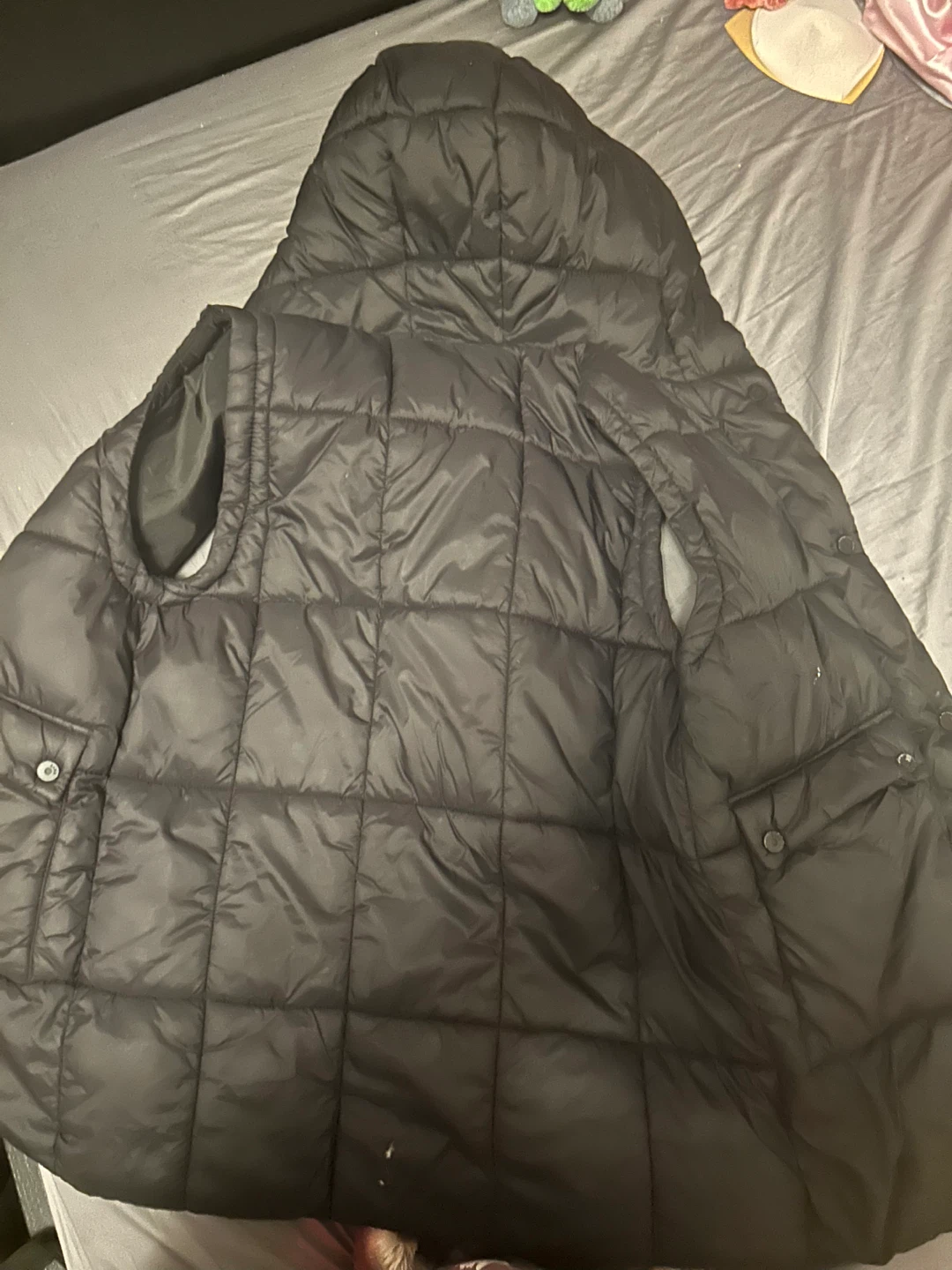 ZARA Puffer Vest with Hood - Size 11-12 - photo 3
