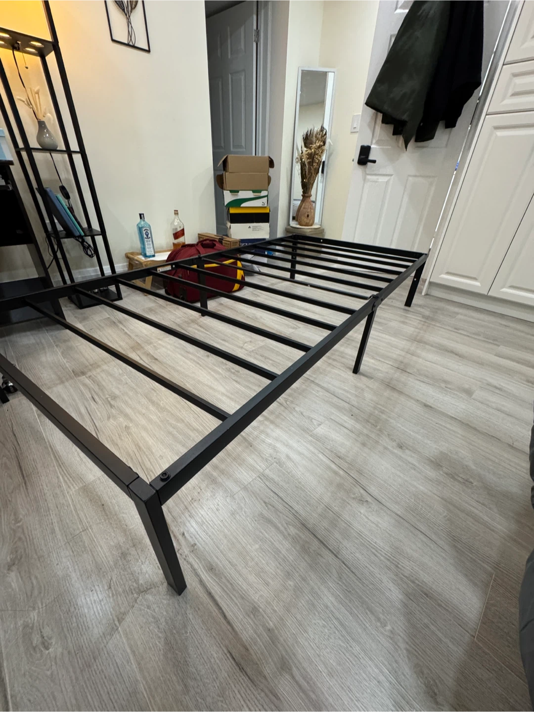 Black Twin Metal Bed Frame - photo 4