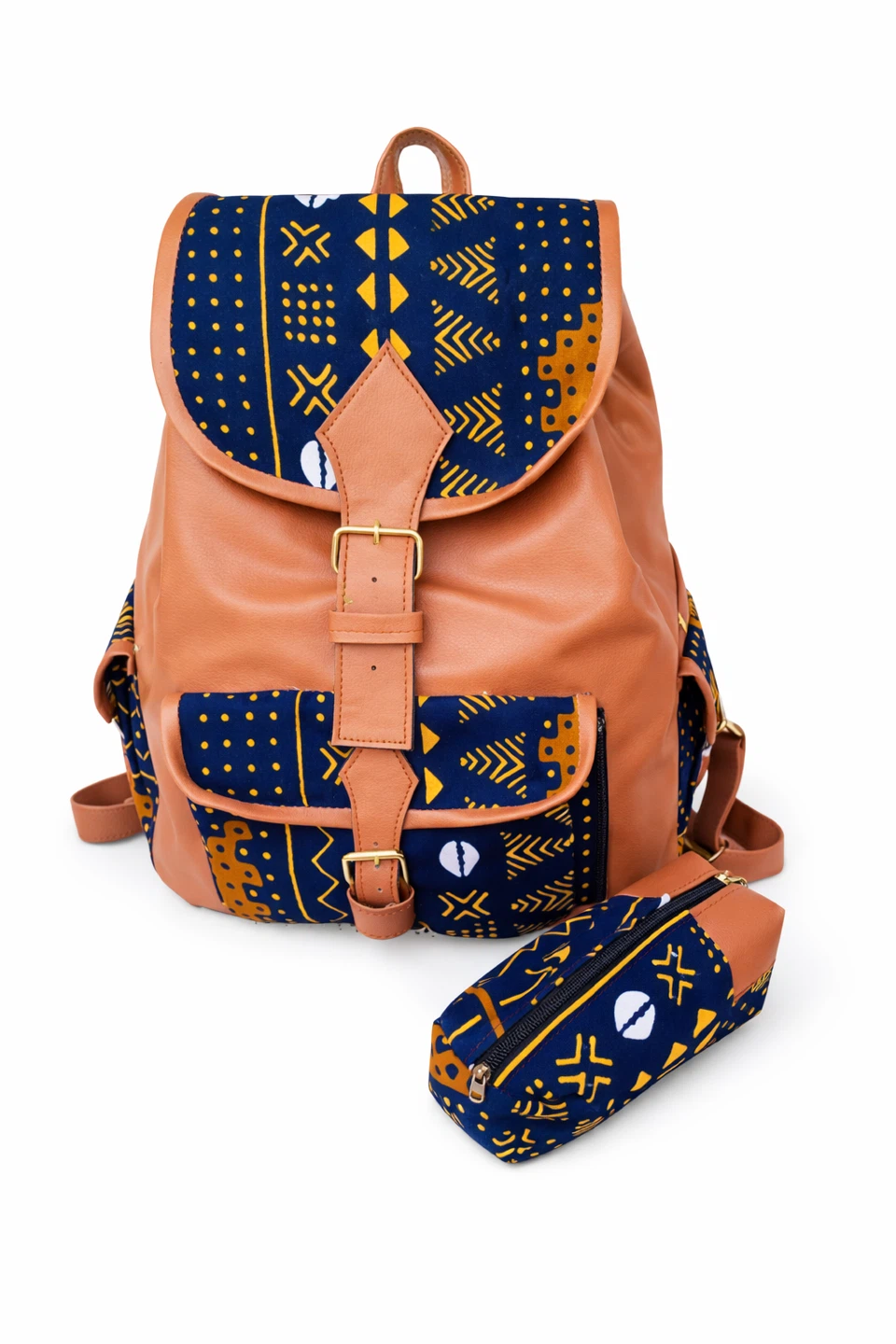 Patterned Backpack with Matching Pencil Case - photo 2