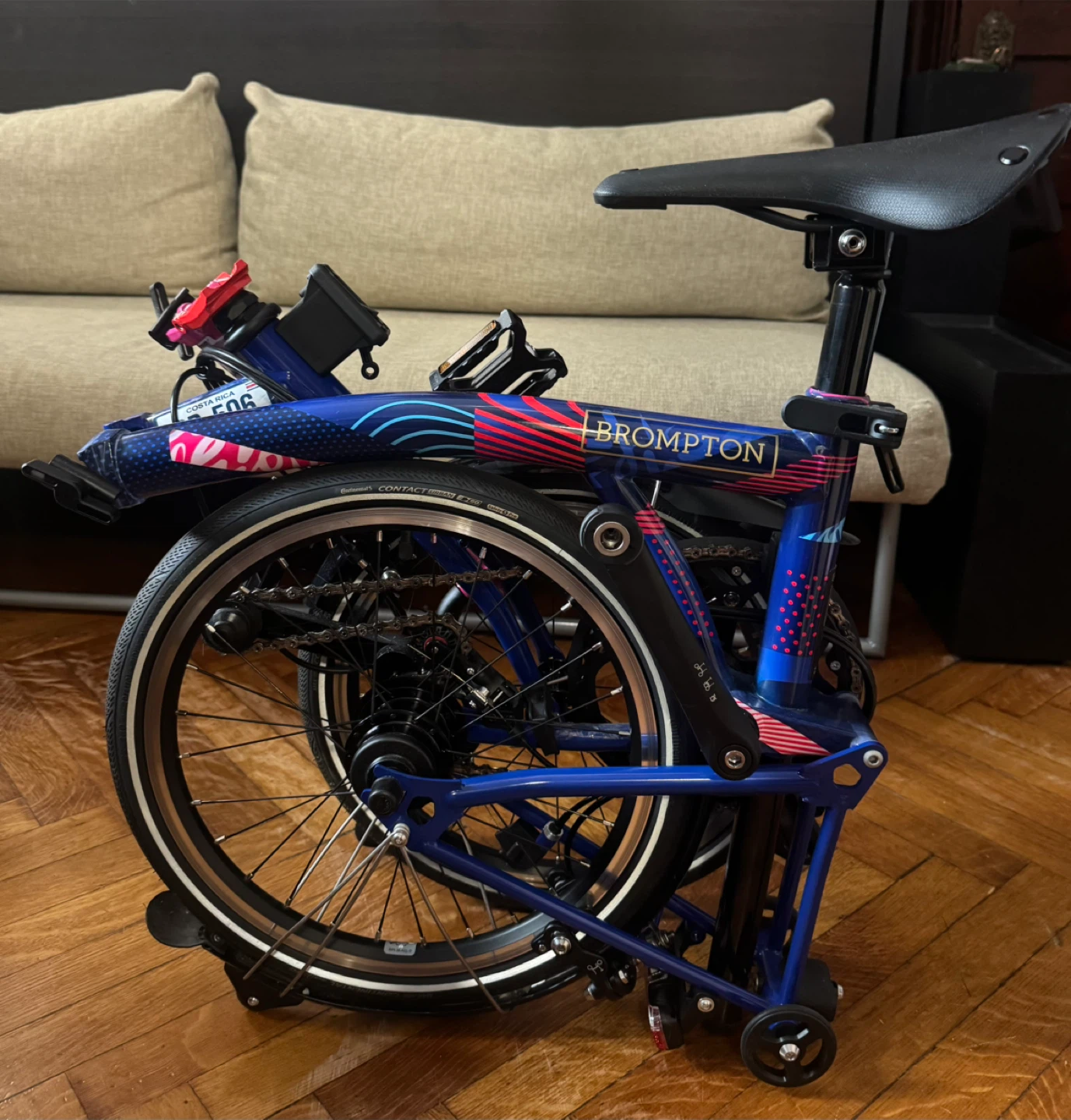New Brompton Folding Bike - P Line 12 speed