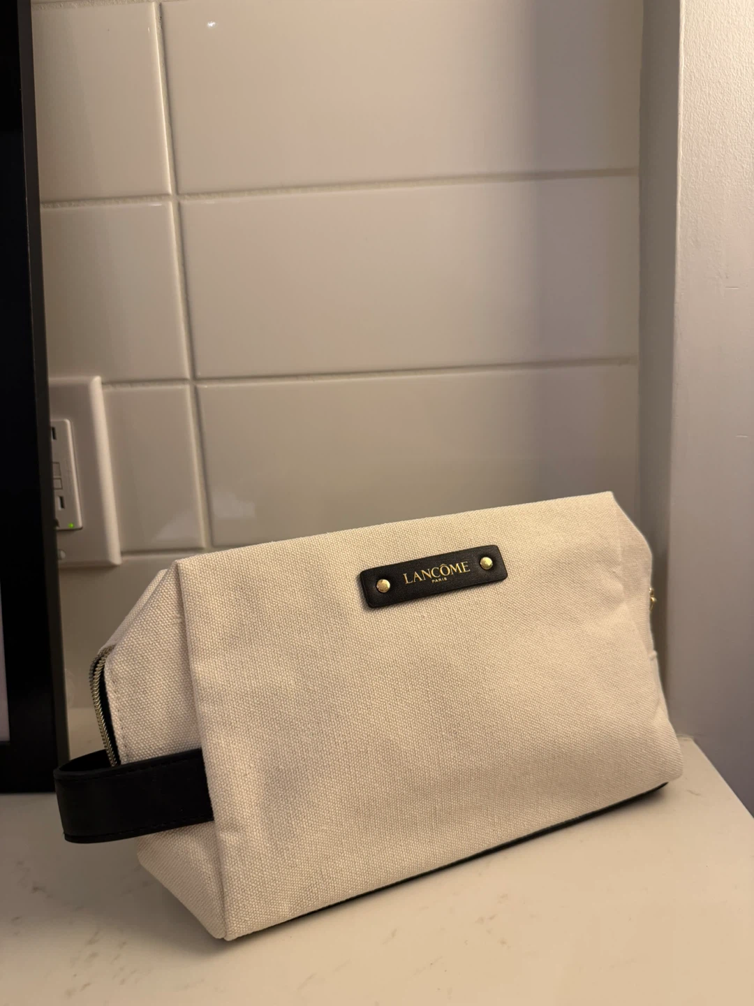 Lancôme Canvas Cosmetic Bag
