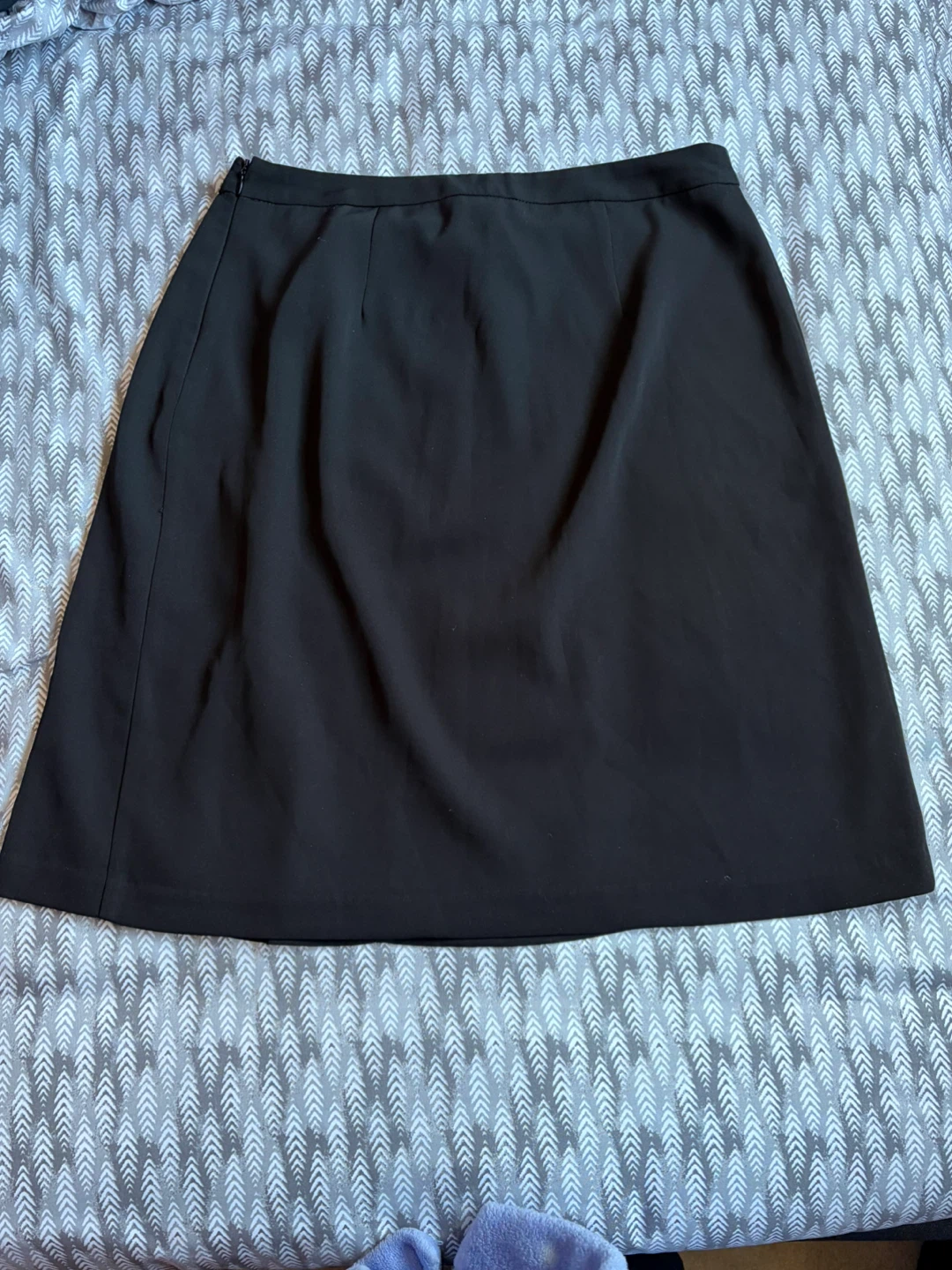 Laura Petites Black A-Line Skirt Size 6 - photo 2