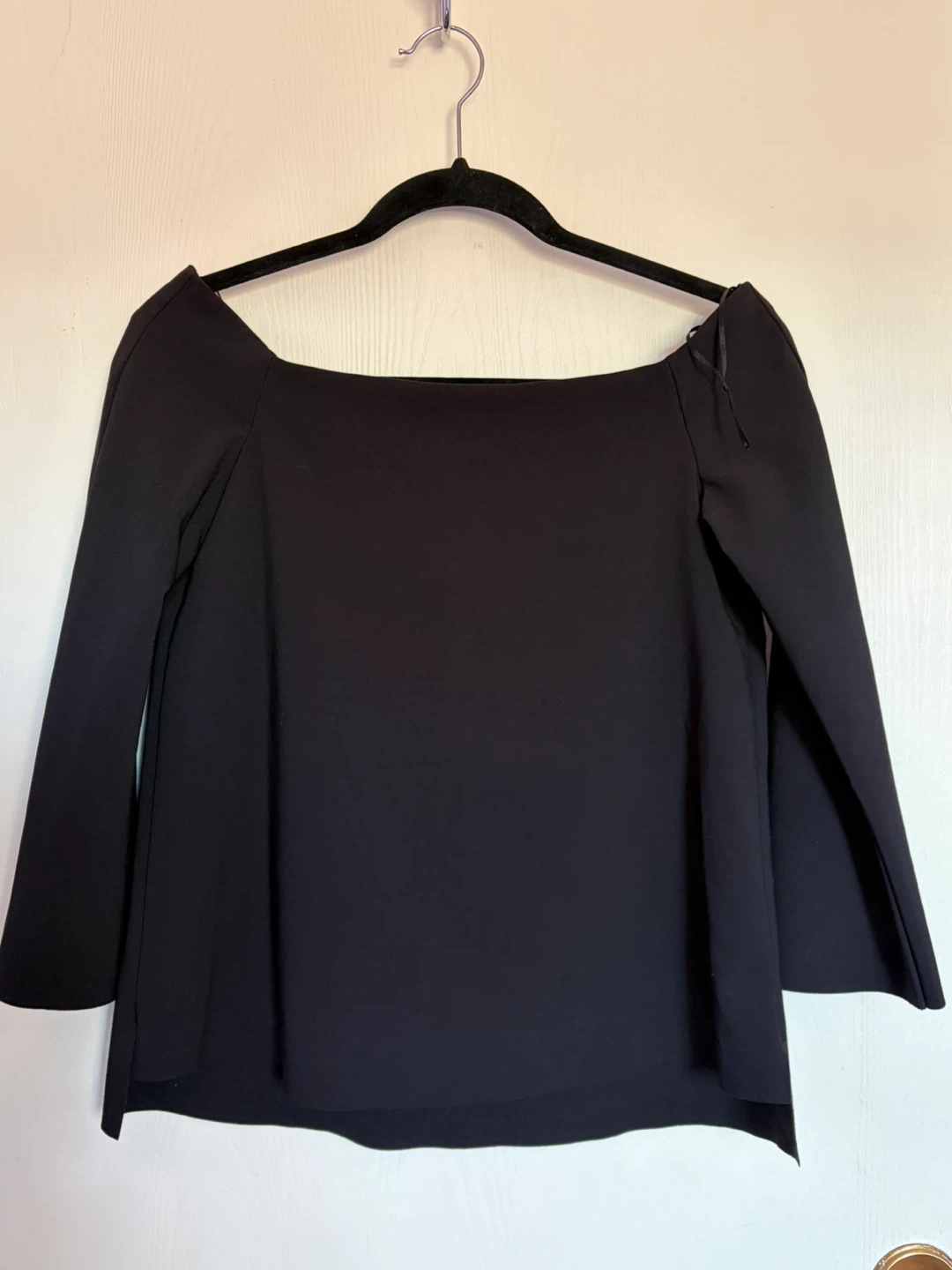 Zara Basic Black Off-the-Shoulder Top Size- Small - photo 3