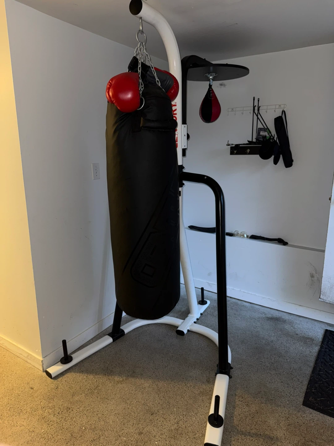 Century Boxing Stand with Punching Bag and Speed Bag