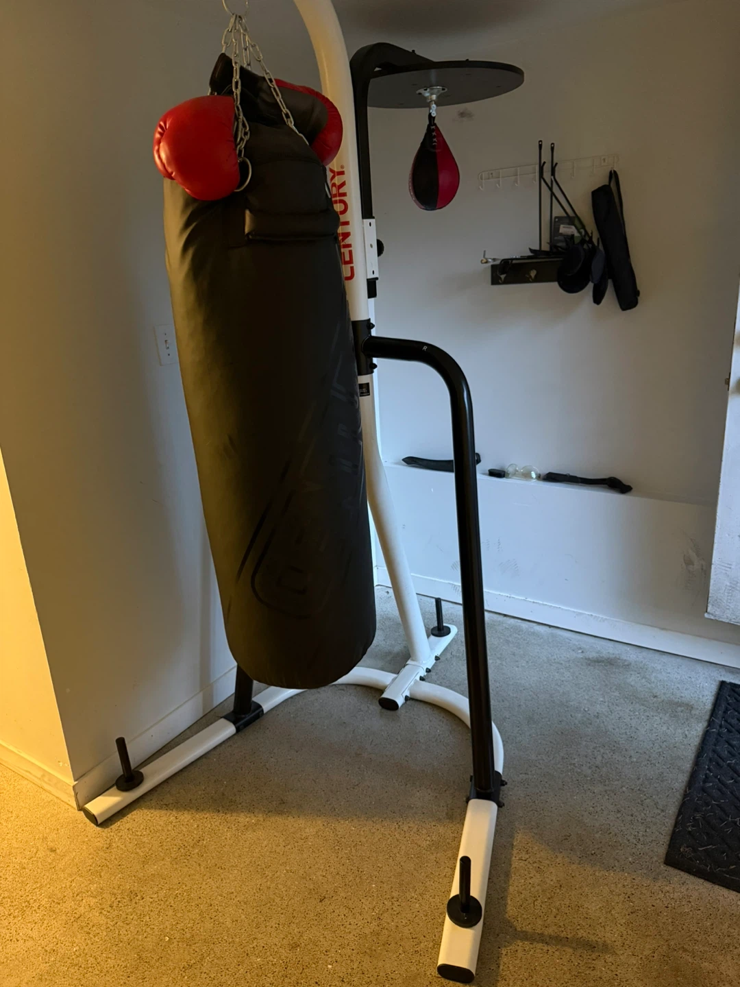 Century Boxing Stand with Punching Bag and Speed Bag - photo 2