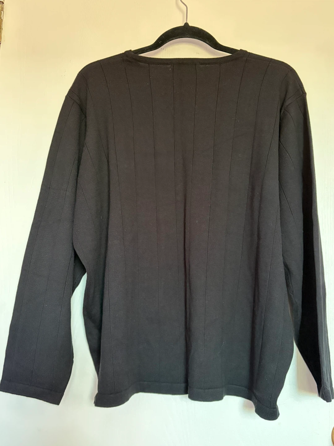 Dressbarn Black Ribbed Long Sleeve Sweater - Size 2X - photo 4