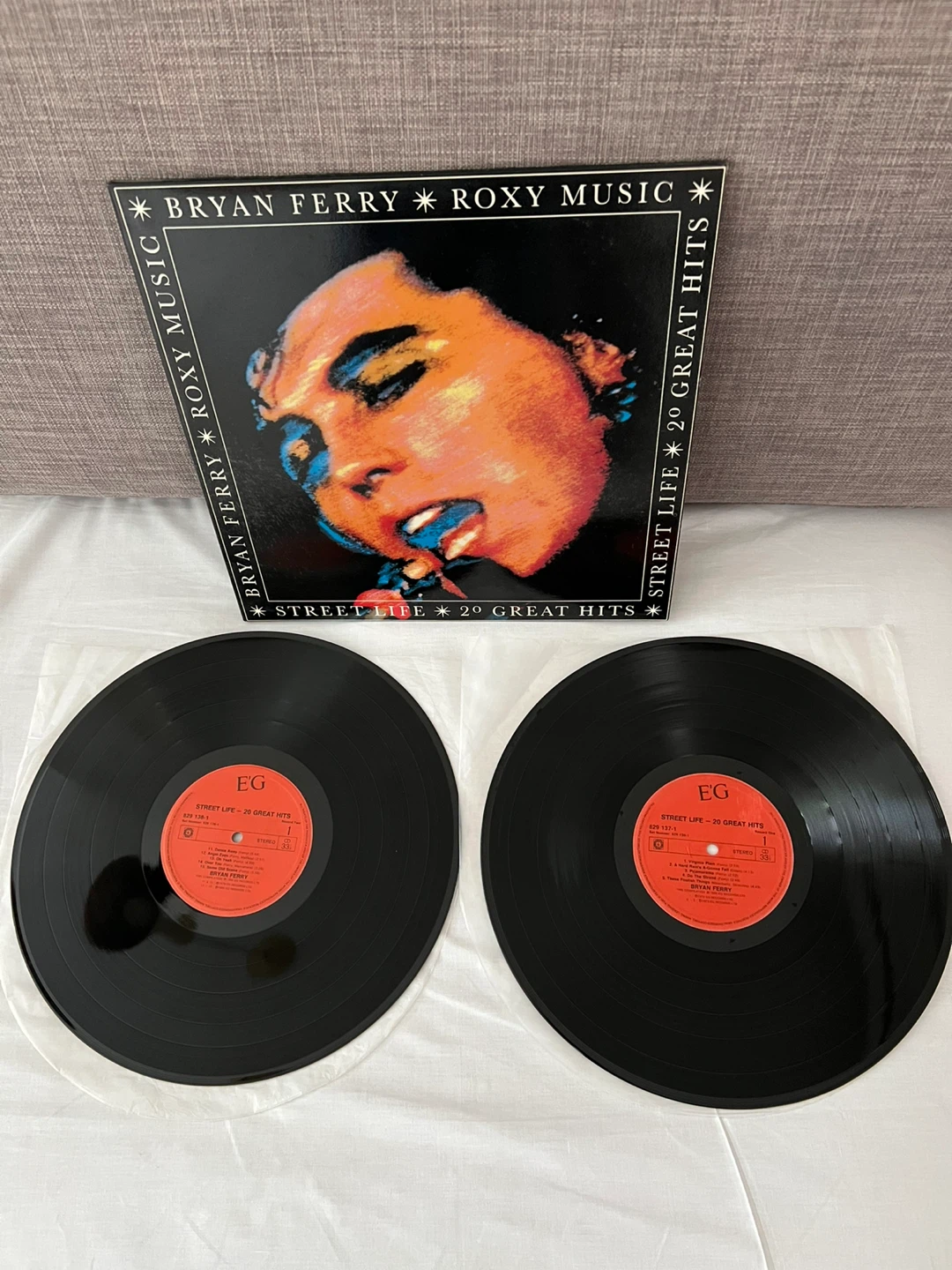 Vinyl record Roxy Music 20 Greatest Hits (Hong Kong pressing)