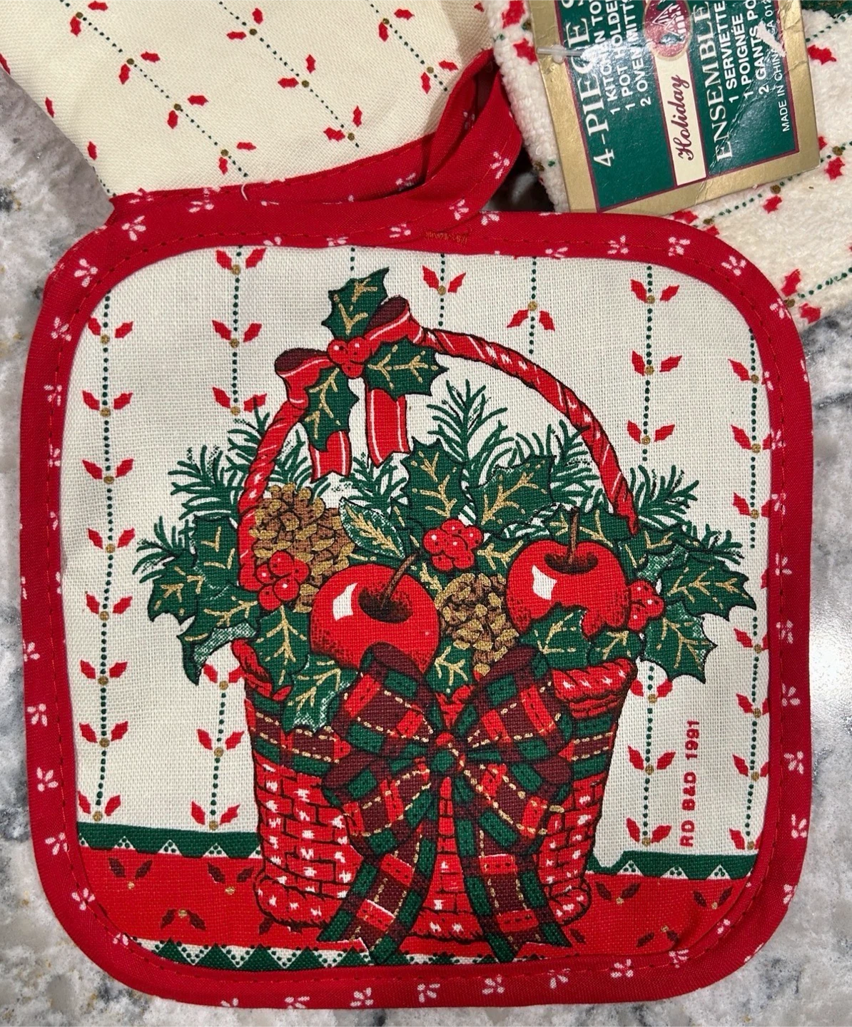 Holiday Trimmings 4-Piece Kitchen Set - photo 5