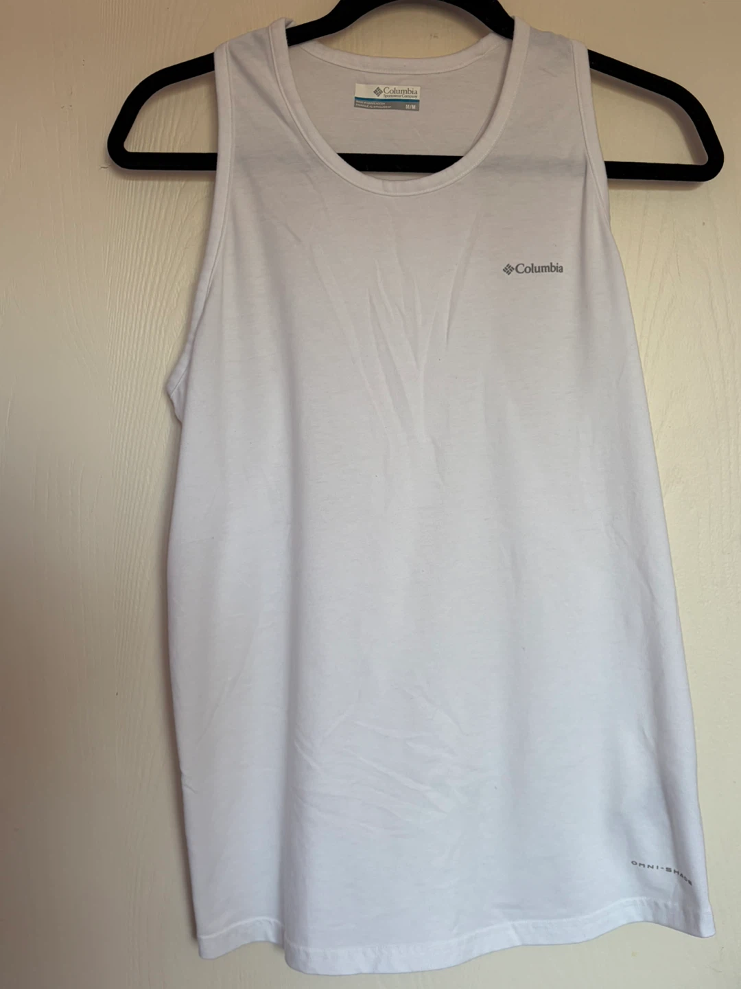 Columbia White Tank Top Omni-Shade Size Medium - photo 3