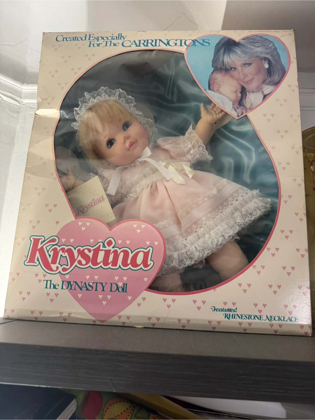 Krystina The Dynasty Doll with Rhinestone Necklace