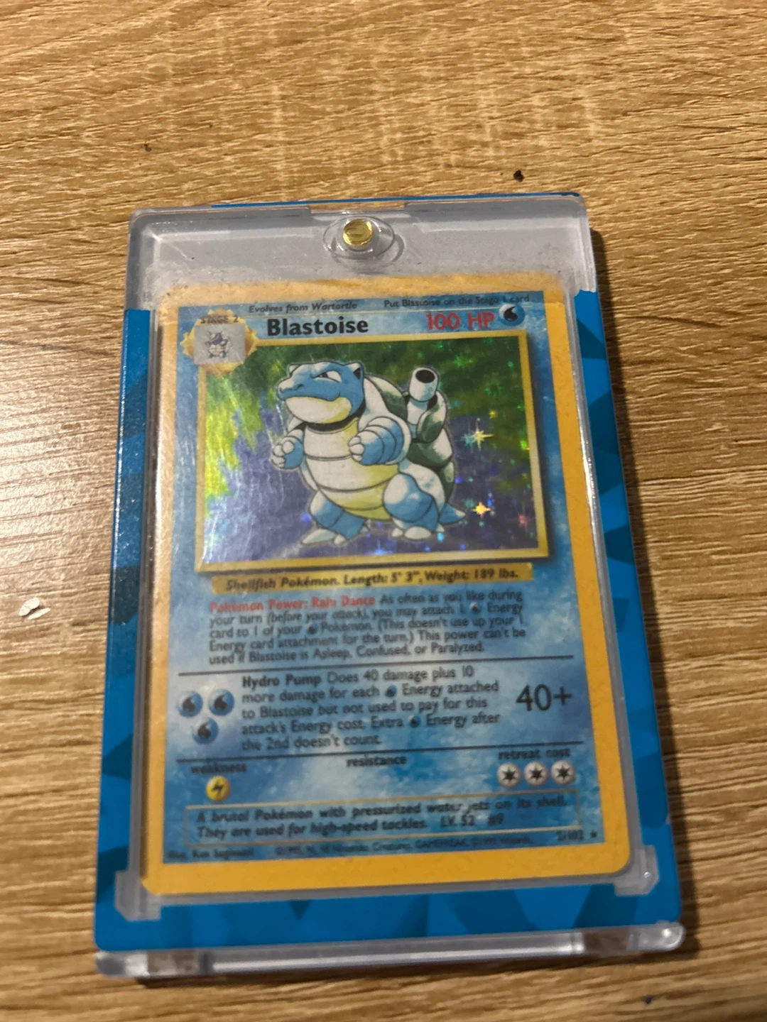 Pokemon Blastoise Trading Card