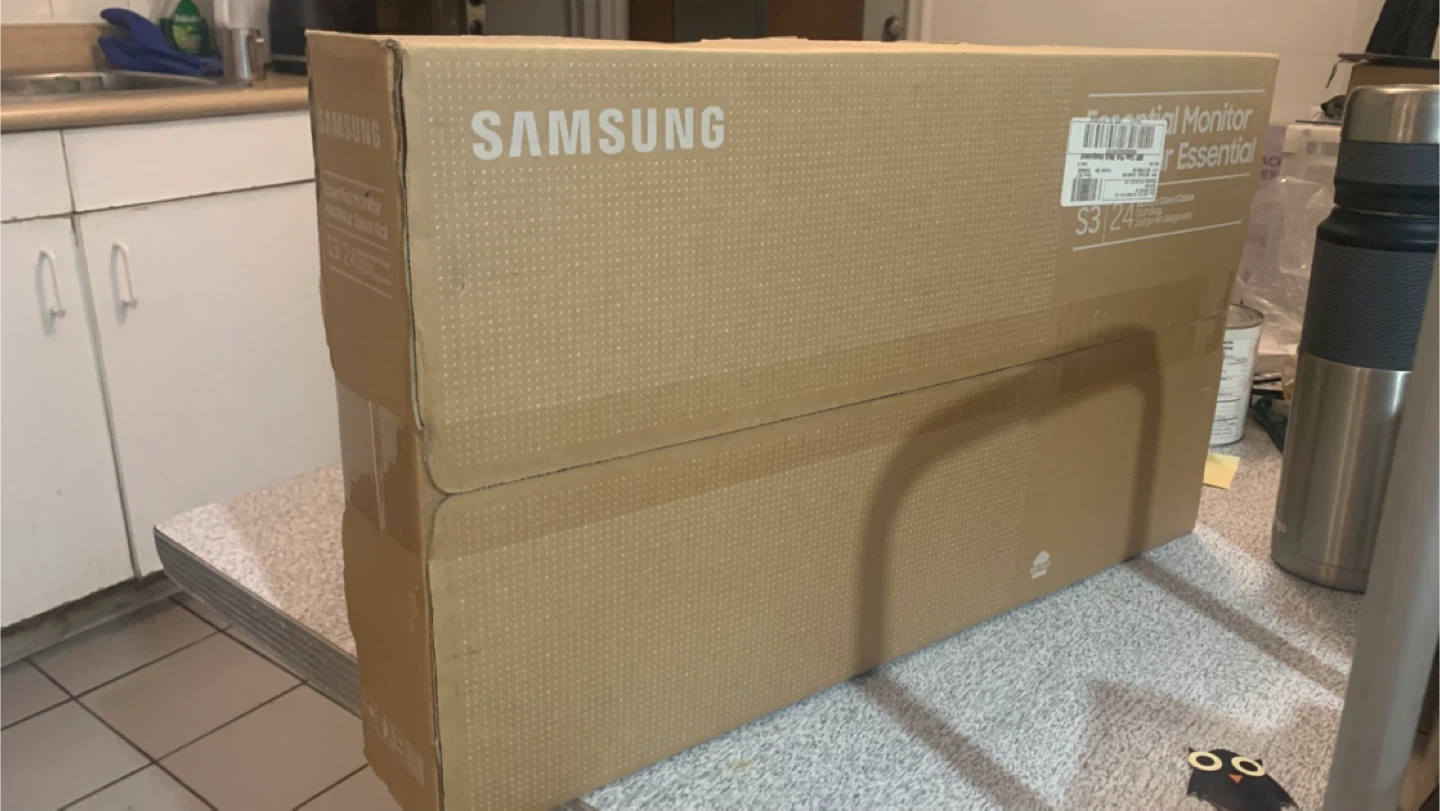 Unopened Samsung Essential S3 24" Full HD Monitor