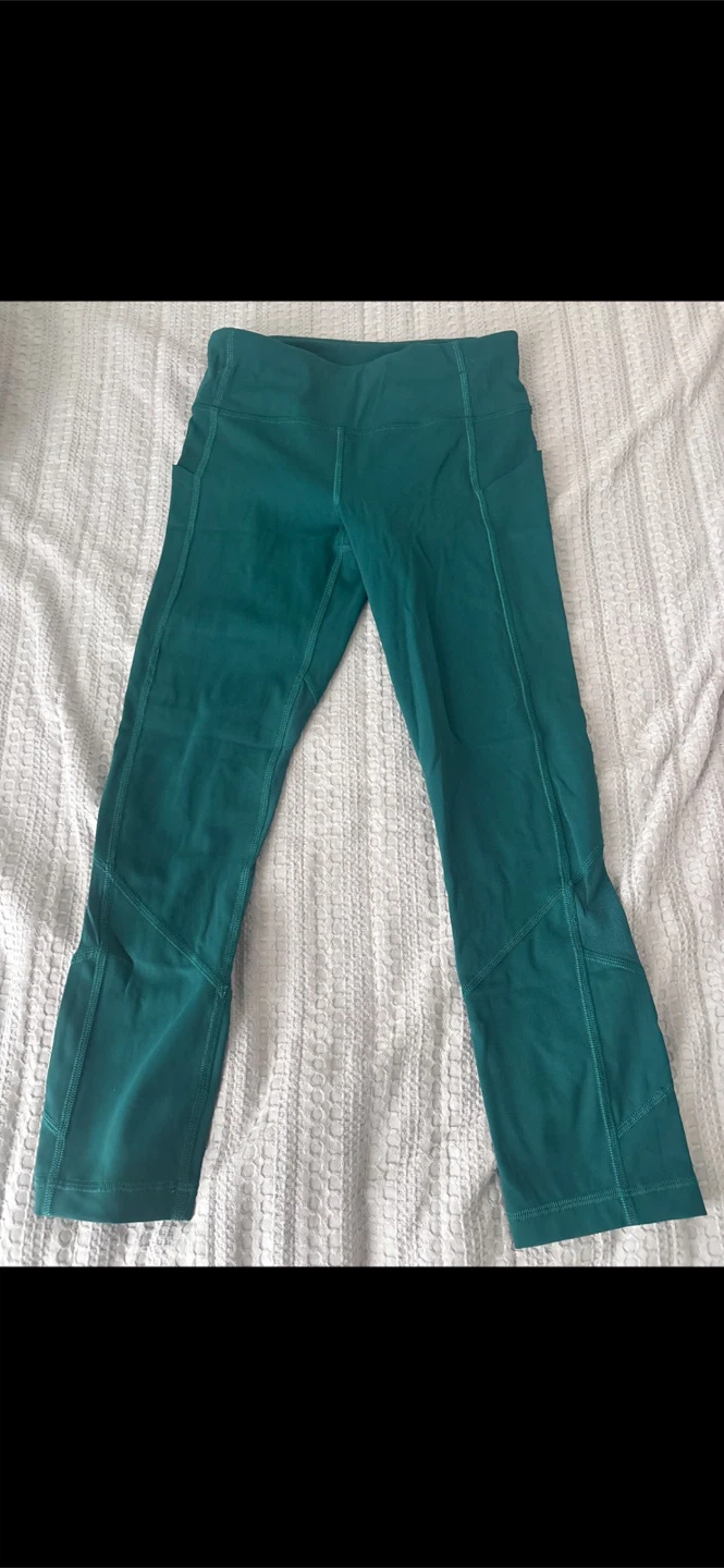 Lululemon Teal Cropped Leggings - photo 2