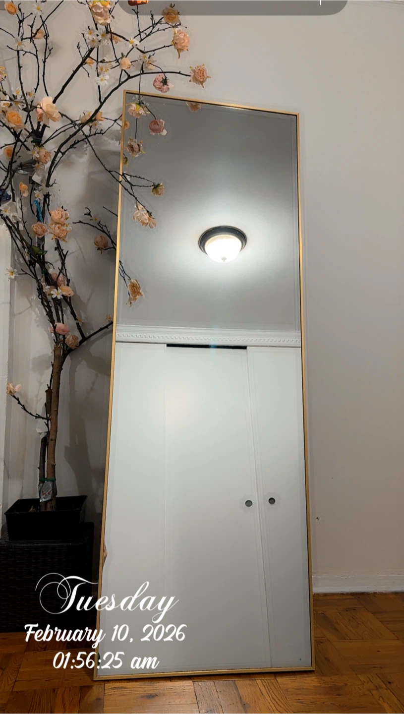 Full Length Gold Mirror