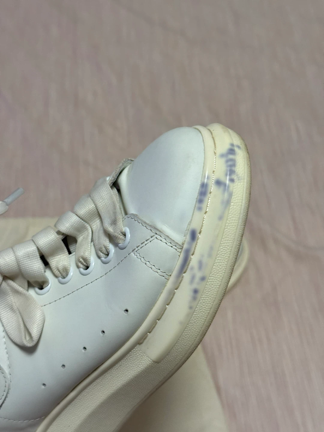 Alexander McQueen White Leather Sneakers - photo 5