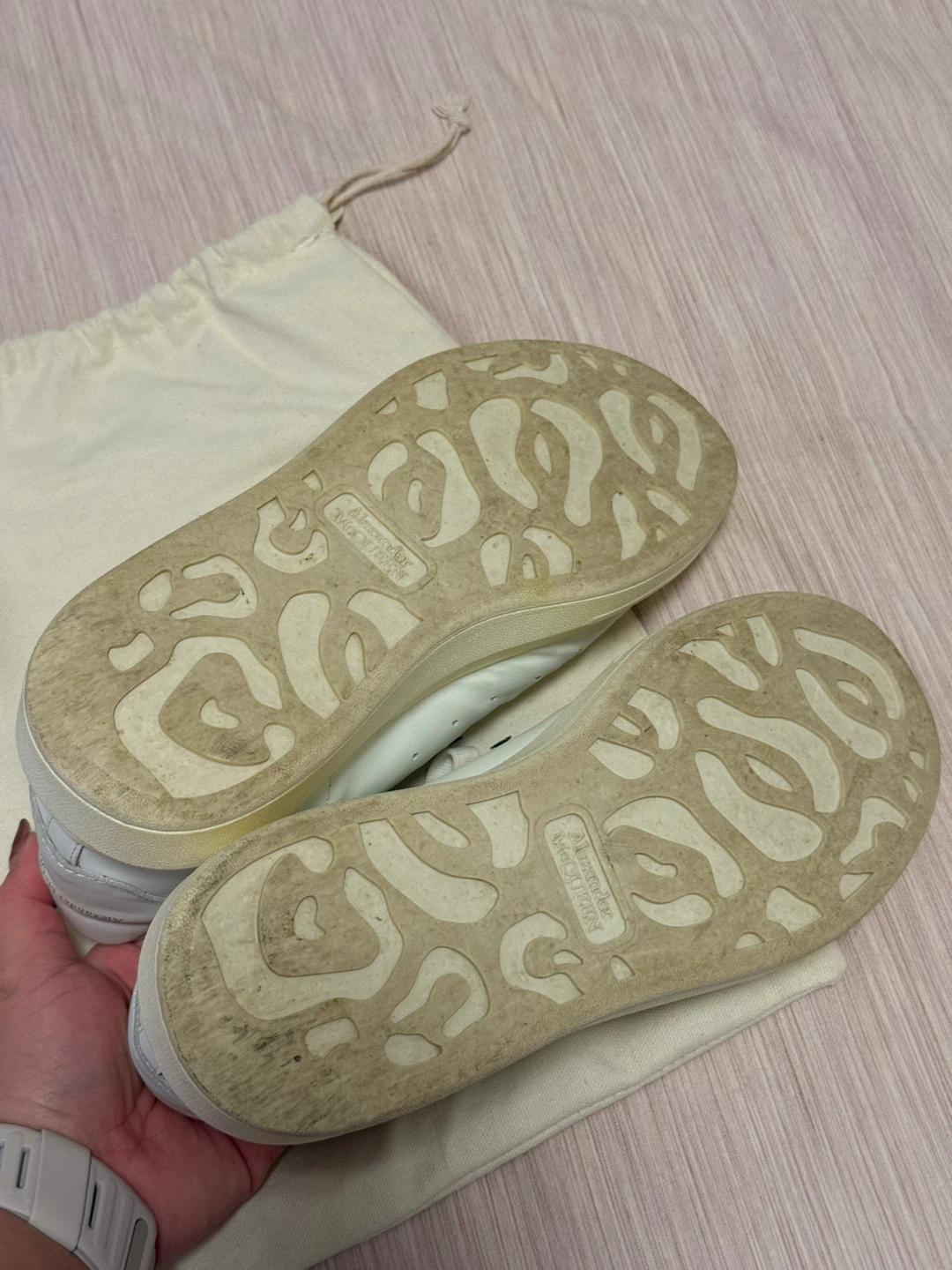 Alexander McQueen White Leather Sneakers - photo 4