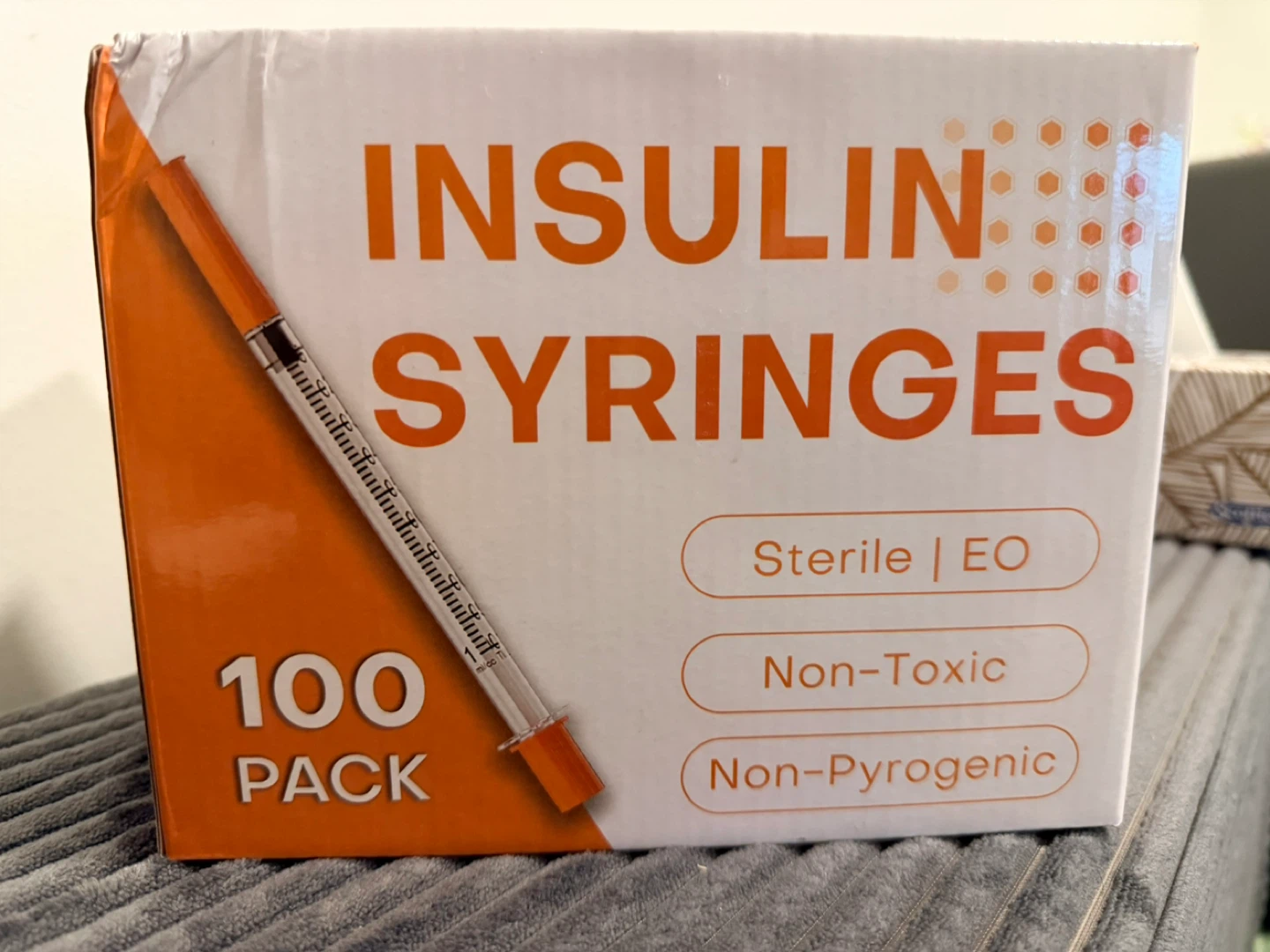 100 Pack Insulin Syringes U-100🏆 - photo 4
