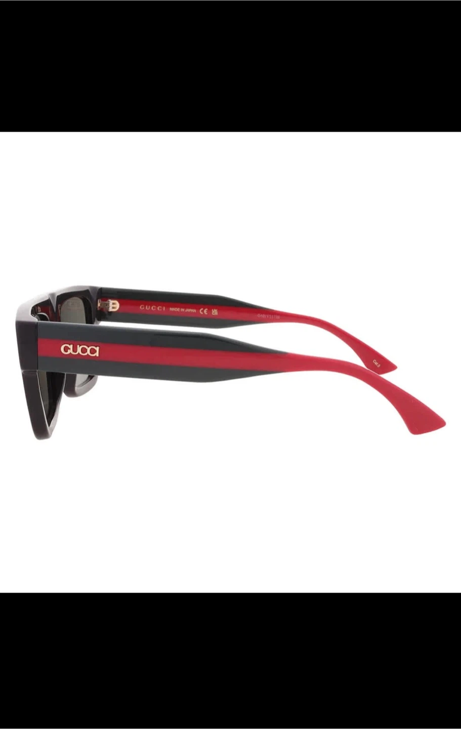 GUCCI GG1868S 001 Black Grey Men's 53 mm Medium Sunglasses - photo 4