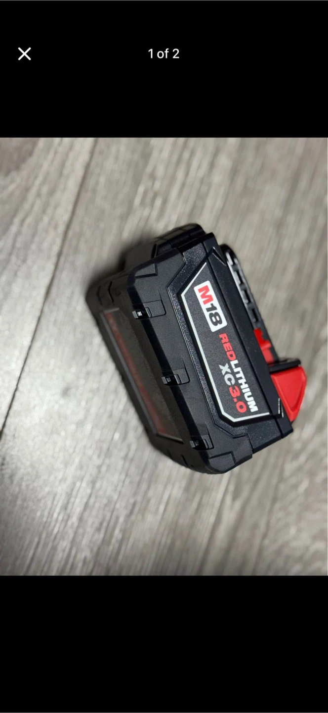 Milwaukee M18 RedLithium XC 3.0 Ah Battery & Impact Wrench Kit - photo 2
