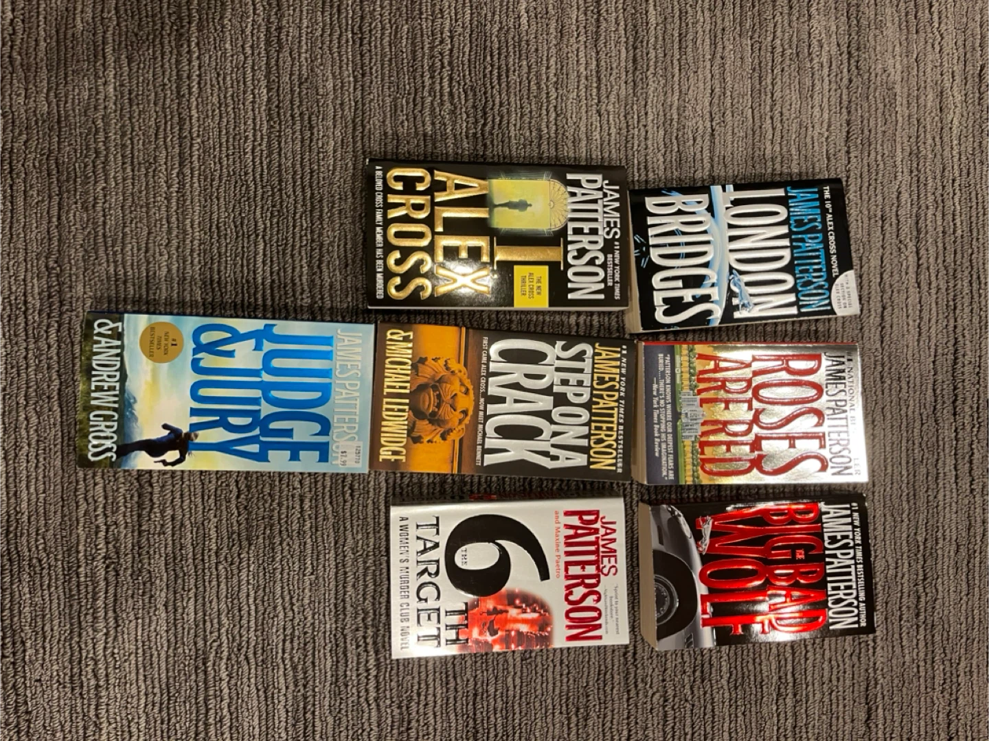 James Patterson paperback novels - photo 4