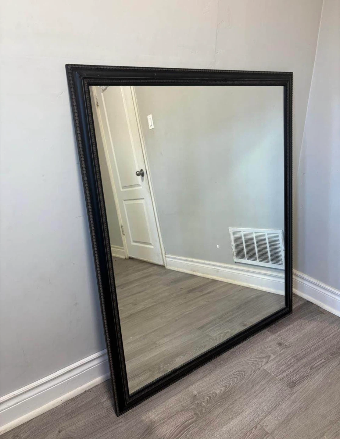 Black Ornate Framed Mirror