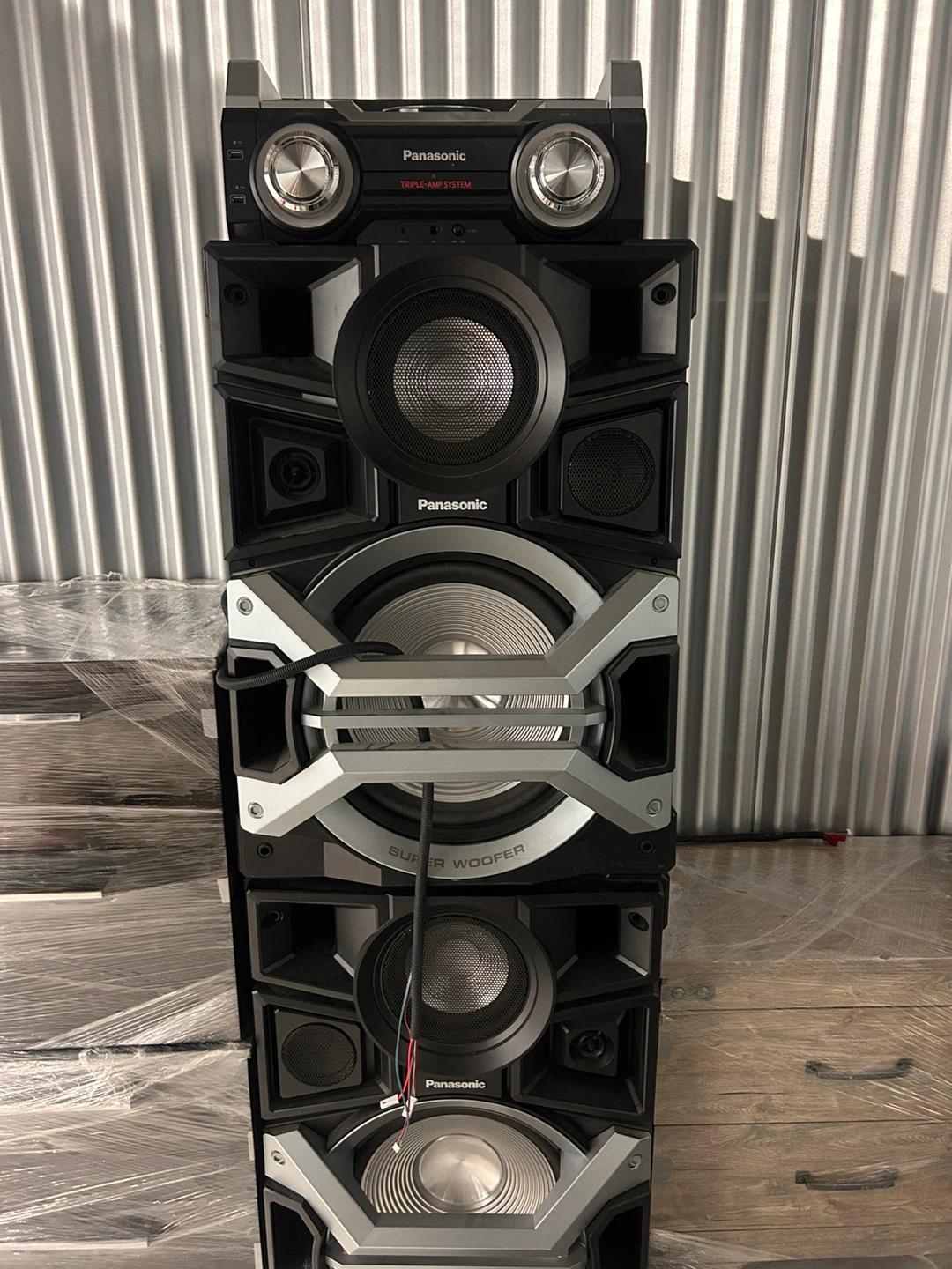 Panasonic Triple Amp System Stereo Speakers