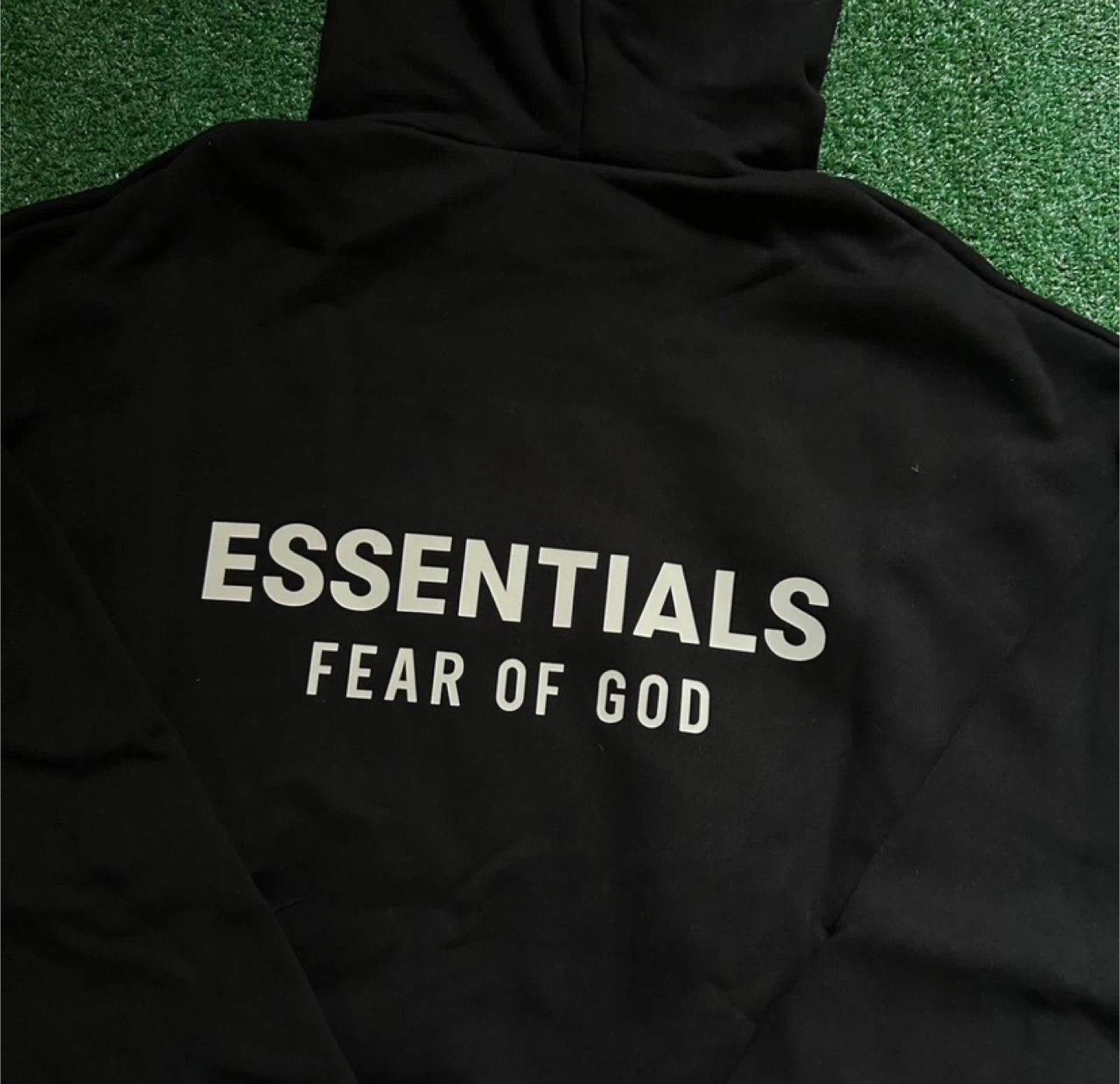 Essentials Fear Of God Black/White Pullover Hoodie - photo 3