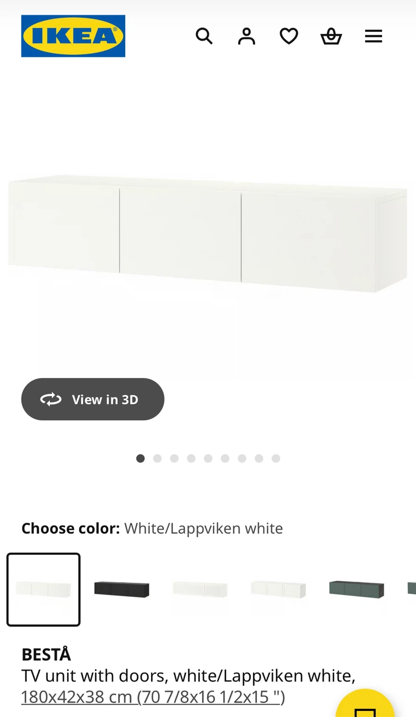 IKEA TV unit with doors - photo 4